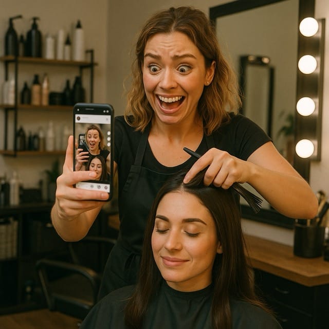 Hair salon social media marketing